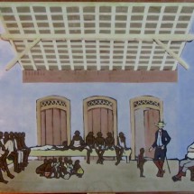 Picture about the slave market in the museum Museu das Bandeiras in Goias